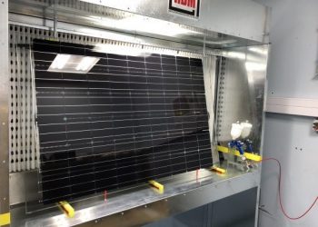 SolarSharc Research Body Installs First Full-Size Testing Module